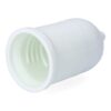 Portalámparas obra con colgante e27, 4 a 250 v, blanco, ø35 x 60 mm (retractilado)