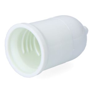 Portalámparas obra con colgante e27, 4 a 250 v, blanco, ø35 x 60 mm (retractilado)