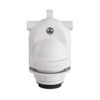 Portalámparas e27 con gel para exterior doble salida ip65 blanco