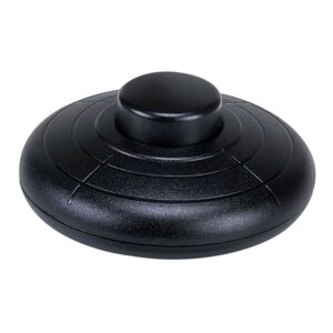 Interruptor de pie 2a 250 v negro