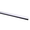 Burlete bajo puerta rigido blanco con cepillo de fibra 1 m