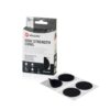Monedas adhesivas de cierre ultrafuerte negras ø45 mm, 6 pares