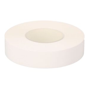 Cinta aislante eléctrica profesional pvc alta adhesion 19 mm x 33 m, blanca