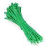 Brida nylon gbn 2,5 x 100 mm verde 100 unid.