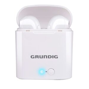 Auriculares inalámbricos earbuds con micro bluetooth con estuche blanco