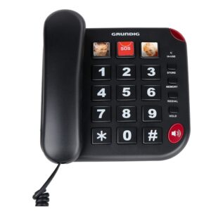 Teléfono senior 19 x 17,5 x 8 cm
