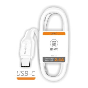 Cable usb-a a usb-c 1 m blanco
