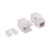 Conector hembra rj45 utp cat.6 keystone, punch-down 180°