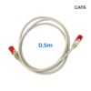 Cable utp cat.6 latiguillo rj45 cobre lszh gris 0,5 m
