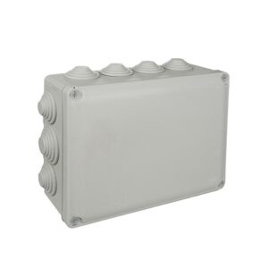Caja rectangular estanca 230 x 180 x 88 mm con tornillos solera (retractilado) y686