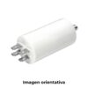 Condensador de arranque 1,5mf 5% 450v ø3,4x6,3cm con espiga m8 y faston simple 6.35 konek