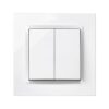 Doble conmutador blanco
