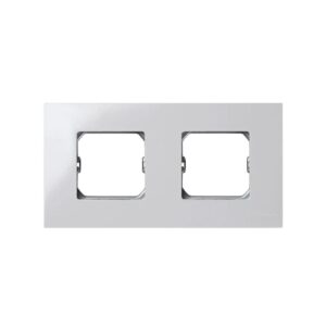 Marco doble serie 27 play blanco