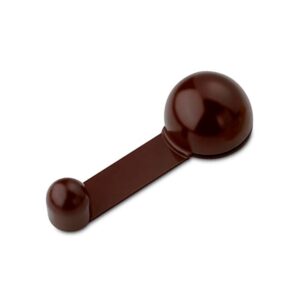 Tope retenedor giratorio adhesivo marron (blister) inofix