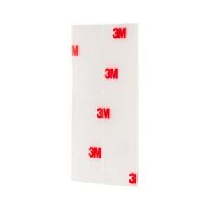 Tira adhesiva doble cara transparente, máx 4 kg, 25mmx76mm, 8 uds