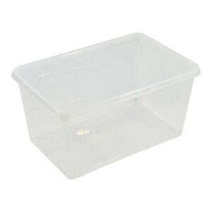 Caja transparente multiusos con tapa 44 l 58,5 x 39 x 30 cm