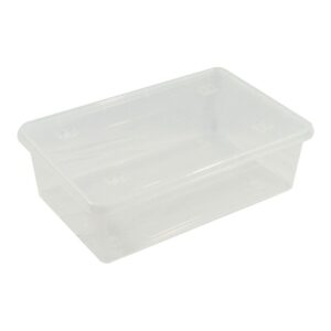 Caja transparente multiusos con tapa 29 l 58,5 x 39 x 17 cm