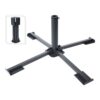 Base parasol metal plegable 4 patas