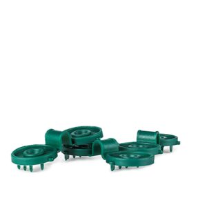 Pinzas para malla sombreo, verdes, 600 uds