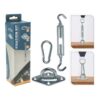 Accesorios para anclaje de toldos vela, 6 piezas