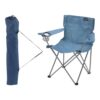 Silla de camping plegable, azul, 51 x 42 x 81 cm