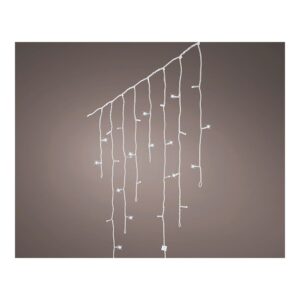 Cortina led icicle, 240 leds, multifunción, luz fría, exterior, 5,8 m