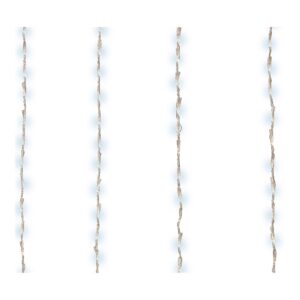 Cortina de leds para balcon exterior blanco frio 2x1m 220 leds