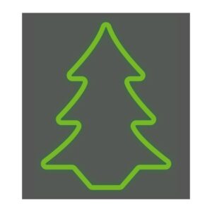 Figura flexiled abeto verde 62 cm