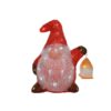 Figura gnomo 40 leds acrilico exterior 25x17x29cm