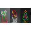 Figura navideña de neón, 3 modelos variados