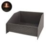 Cesta quemador de pellets 30 x 25 x 17 cm