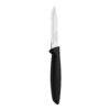 Cuchillo para legumbres y frutas plenus negro 7,7 cm blister
