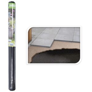 Malla antihierba 8 x 1,5 m negra