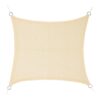 Toldo vela cuadrado beige 5 x 5 m
