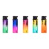 Encendedor electrónico antiviento gradient spray, colores surtidos euro/u