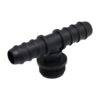 Derivación en t mixta para tubos ø16 mm a rosca ½ pulg, 3 uds