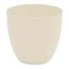 Maceta de inyeccion modelo cuenco ø18cm color ecru
