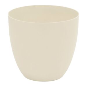 Maceta de inyeccion modelo cuenco ø32cm color ecru
