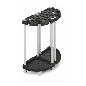 Porta herramientas de jardín aluminio / pvc 73 x 37,5 x 77,5 cm