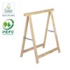 Caballete pino standar 100% pefc cert 75 x 73,5 cm