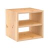 Estanteria modular 1 cubos + balda intermedia dinamic pino macizo 36,2 x 33 x 36,2 cm