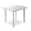 Mesa cuadrada fiocco color blanco para exterior 80 x 75 x 72 cm