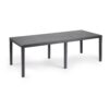 Mesa extensible queen color antracita para exterior 90 x 150 - 220 x 72 cm