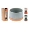 Set 4 cuencos de cerámica ø9 x 5,6 cm