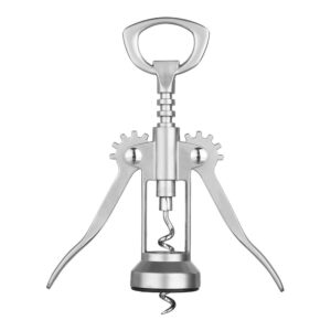 Sacacorchos deluxe acero inoxidable modelo charles de gaules 15 cm