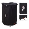 Depósito plegable recolector de agua de lluvia 500 l, ø80 x 100 cm