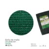 Malla de ocultación color verde 90g 2x10m