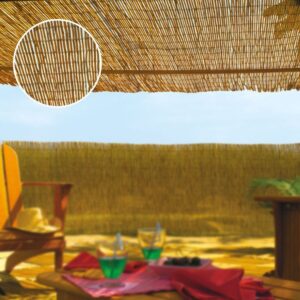 Cañizo de bambu natural diametro aprox. ø3 - 5mm color marron medidas: 1,5 x 5 m