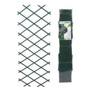 Malla para entutorar plantas plegable. color verde 150 x 55 cm