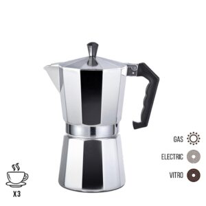 Cafetera de aluminio 3 tazas